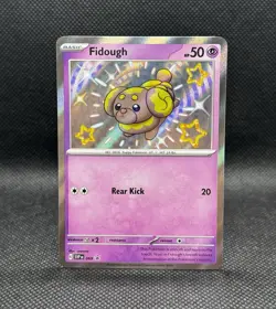 Fidough Pokemon SVP 069 Shiny Holo Black Star Promo NM - Image 1
