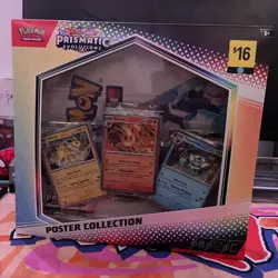 Pokemon TCG Prismatic Evolutions Poster Collection Box BRAND NEW SEALED - Image 1