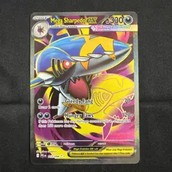 Mega Sharpedo EX 113/094 Full Art English NM - Phantasmal Flames - Pokemon TCG - Image 1