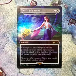 MTG Final Fantasy: Yuna's Holy Magic - Prismatic Ending (🌈 Foil) Secret Lair NM - Image 1