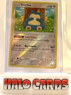 PACK FRESH Pokemon TCG Snorlax Reverse Holo 158/214 Unbroken Bonds G - Image 1