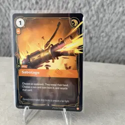 Riftbound: League of Legends TCG - Sabotage - 156/298 Origins (OGN) Rare Foil - Image 1