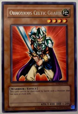 Obnoxious Celtic Guard RP02-EN086 | Rare Unlimited | Near Mint - Image 1