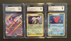 Graded Vintage/New Pokemon TCG 3 Card Lot CGC - Image 1