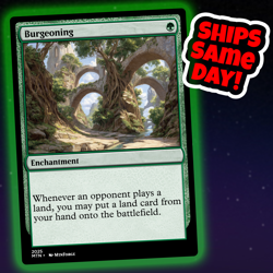 Burgeoning - Custom Art Magic: The Gathering Playtest Card - Commander EDH - Image 1