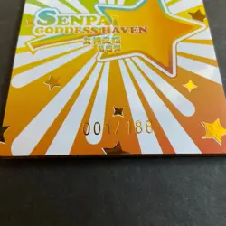WES - Senpai Goddess Haven #4 TCR Serial Number #001/188! Goddess Story Card - Image 2