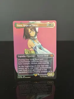 Yuna, Hope of Spira (Borderless) Final Fantasy Foil 0404 MTG - Image 1