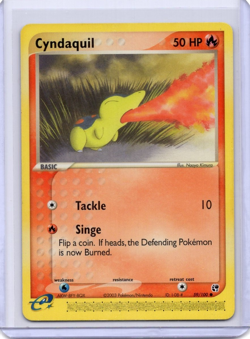 Cyndaquil 59/100 EX Sandstorm Vintage 2003 Pokemon TCG Card MP - Image 1