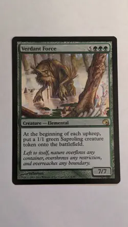 MTG FOIL Verdant Force - Premium Deck Series: Graveborn Card - Image 3