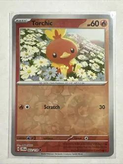 Torchic 022/159 Reverse Holo Card Journey Together JTG Pokemon TCG NM - Image 1