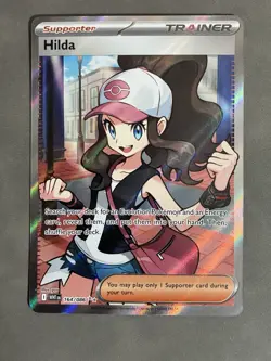 Hilda 164/086 Full Art Ultra Rare White Flare Pokemon TCG Trainer Card NM - Image 1