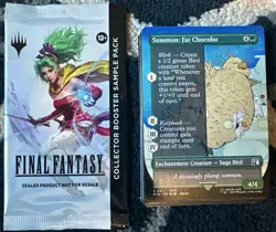 Magic the Gathering Final Fantasy Collector Booster Sample & 20 Extra Cards - Image 1