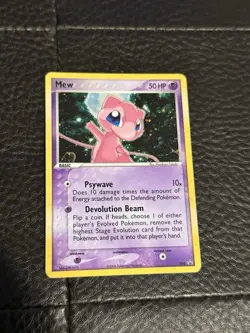 Pokemon Cards 2006 #40 Mew Holo Black Star Promo TCG Legendary NM-LP - Image 1