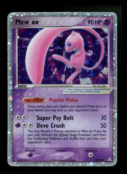 Mew ex 100/110 EX Holon Phantoms 2006 Holo Rare Pokemon Card TCG - Image 1