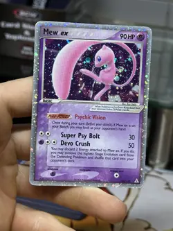 Mew ex 100/110 EX Holon Phantoms 2006 Holo Rare Pokemon Card TCG - Image 3