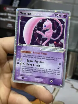 Mew ex 100/110 EX Holon Phantoms 2006 Holo Rare Pokemon Card TCG - Image 4