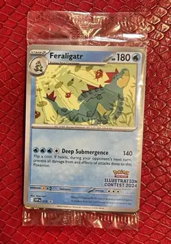 Pokemon TCG Illustration Contest 2024 Promo Cards SEALED (All 3 Promos) - Image 1