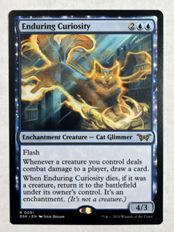 ~ 3x Enduring Curiosity ~ NM ~ Duskmourn: House of Horror ~ MTG ~ - Image 1