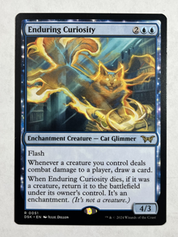 ~ 3x Enduring Curiosity ~ NM ~ Duskmourn: House of Horror ~ MTG ~ - Image 3