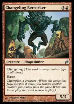 Changeling Berserker Lorwyn MTG Magic the Gathering card - Image 1
