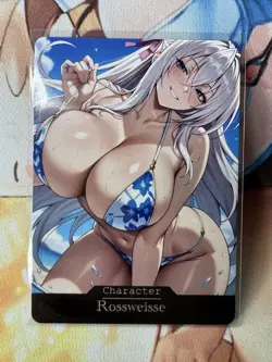 Rossweisse Highschool DxD Goddess Story Waifu Anime Custom Card - Image 1