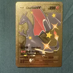 Charizard V HP 220 Gold Foil Pokemon Card 079/073 - Image 1
