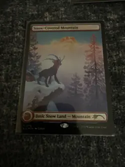Snow-Covered Mountain (1476) (Rainbow Foil) Secret Lair Drop Foil - Image 1