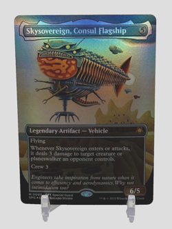 Skysovereign, Consul Flagship (Borderless) FOIL #93 MTG Aetherdrift NM X1 - Image 2