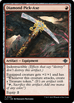 Diamond Pick-Axe #143 | Near Mint | The Lost Caverns of Ixalan Magic MTG - Image 1