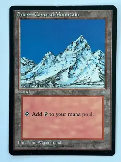 Snow-Covered Mountain - Ice Age - Magic: The Gathering - MtG - Image 1