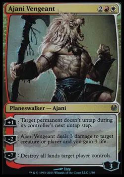 1x Ajani Vengeant - Foil Light Play, English Duel Decks: Ajani vs Nicol Bolas MT - Image 1