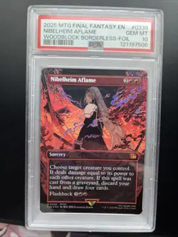 Nibelheim Aflame (Borderless) Final Fantasy PSA GM MT 10 - Image 1