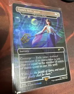 Yuna’s Holy Magic Foil Promo Magic The Gathering Near Mint - Image 1