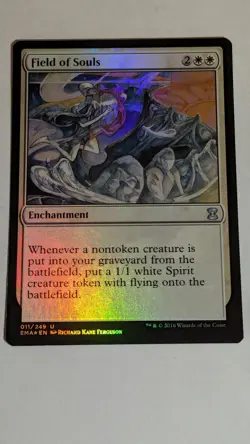 Magic the Gathering MTG Eternal Masters FIELD OF SOULS Foil 011/249 - Image 1