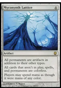 DAMAGED Magic the Gathering MTG Mycosynth Lattice (130) Darksteel DAMAGED - Image 1