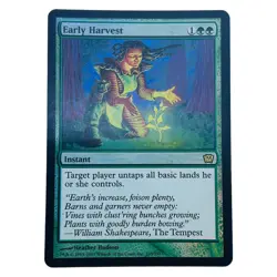 MTG Foil Early Harvest NM Unplayed 9th Ninth Edition Magic the Gathering TCG - Image 1