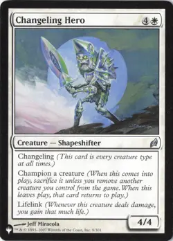 Changeling Hero U The List Reprints 9 NM - Image 1