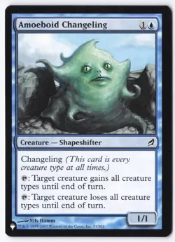 Amoeboid Changeling (LRW) C The List Reprints 51/301 NM - Image 1