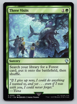 Three Visits - MTG Commander Final Fantasy - Image 1