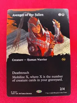 Avenger of the Fallen Borderless (NM Non-Foil) TDM-0337 Rare MTG - Image 1