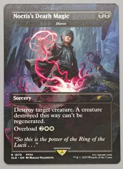 MTG x FINAL FANTASY SECRET LAIR - NOCTIS'S DEATH MAGIC #1870 NON-FOIL - Image 1