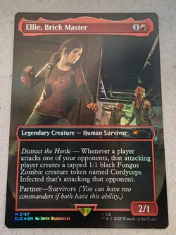 Ellie, Brick Master - Foil -Secret Lair Drop - Last Of Us - Mtg - Image 1