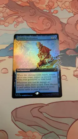 Chakra Meditation - Foil Extended Art TLE NM MTG - Image 1