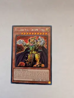Eldlich the Golden Lord RA01-EN019 Platinum Secret Rare NM Original Art - Image 1