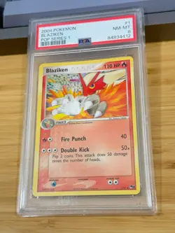 2004 Pokemon Pop Series 1 1 Blaziken PSA 8 NM-MT - Image 3