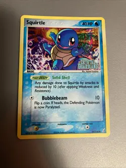 Pokemon Squirtle Crystal Guardians Reverse Holo Stamped 2006 #64/100 - Image 2