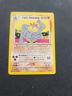 Pokemon TCG Neo Destiny WOTC - Light Machamp 25/105 Rare - Image 1