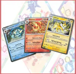 (12 Sets) Pokemon TCG: Prismatic Evolutions Promos Set of 3 SV - Image 1