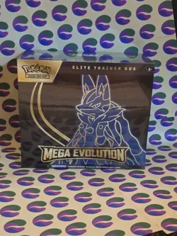 Pokemon MEGA Evolution Lucario - ETB - Elite Trainer Box NEW FACTORY SEALED BOX - Image 1