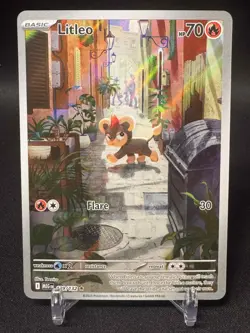 Pokemon TCG Mega Evolution: Litleo (Illustration Rare) English 139/132 - NM - Image 1